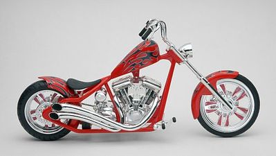 plastic models,motorcycle plastic models,RM Kustom Chopper Crusader -- Plastic Model Motorcycle Kit -- 1/12 Scale -- #857314