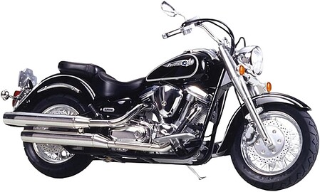 plastic models,motorcycle plastic models,Yamaha XV 1600 Road Star Bike -- Plastic Model Motorcycle Kit -- 1/12 Scale -- #14080