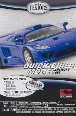 plastic model cars,plastic model car,Saleen S-7 -- Snap Tite Plastic Model Vehicle Kit -- 1/32 Scale -- #4094